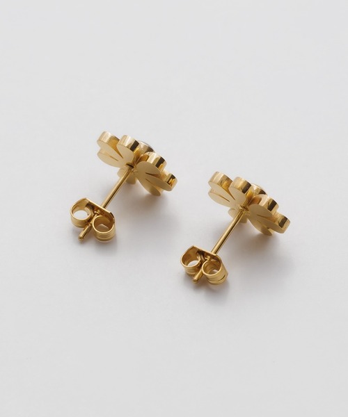 ciite' surgical stainless(シーテサージカルステンレス)の「【 金属アレルギー対応 】 フラワーモチーフピアス サージカルステンレス (両耳用)(ピアス(両耳用)・レディース・シルバー/ゴールド・FREE)」の4枚目の写真
