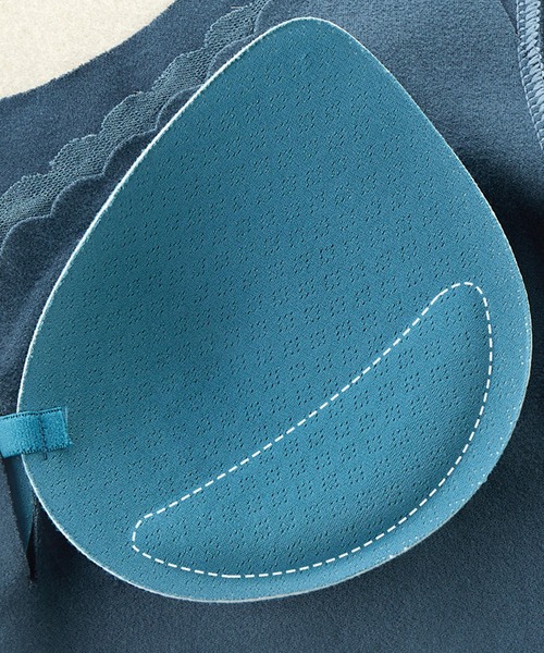 Lace Ladies(レースレディース)の「Uネック レース ドッキング 長袖 補正 インナー(インナーウェア/肌着・レディース・モカ/ピンク/ブラック/ブルー・M/L/XL)」の17枚目の写真