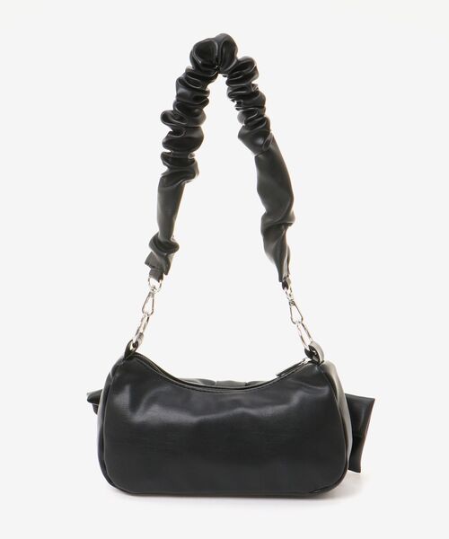 MAJESTIC LEGON（マジェスティックレゴン）の「マルチWAYショルダーリボンバッグ（ショルダーバッグ・レディース・ブラック/アイボリー・FREE）」の18枚目の写真