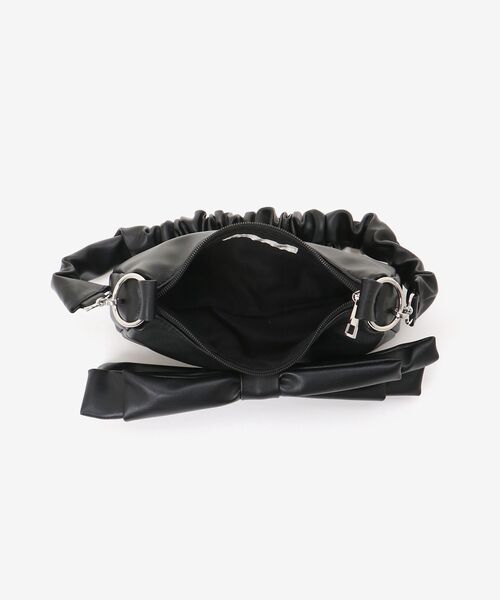 MAJESTIC LEGON（マジェスティックレゴン）の「マルチWAYショルダーリボンバッグ（ショルダーバッグ・レディース・ブラック/アイボリー・FREE）」の20枚目の写真