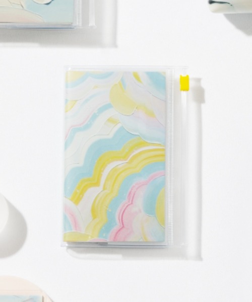 EDiT（エディット）の「岡村芳樹 EDiT  手帳用紙を使った小さな方眼ノート・B7・PVCスライドジップカバー付き（手帳/メモ帳・レディース・B/A/C/D/E・FREE）」の3枚目の写真