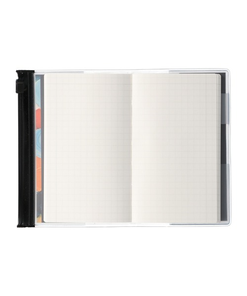 EDiT（エディット）の「岡村芳樹 EDiT  手帳用紙を使った小さな方眼ノート・B7・PVCスライドジップカバー付き（手帳/メモ帳・レディース・B/A/C/D/E・FREE）」の6枚目の写真