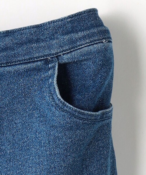 green label relaxing（グリーンレーベルリラクシング）の「TJ デニム フレアパンツ EMB  / キッズ  100cm-130cm - ストレッチ -（デニムパンツ・キッズ・ブラック/コバルトブルー・100cm/110cm/130cm/120cm）」の7枚目の写真