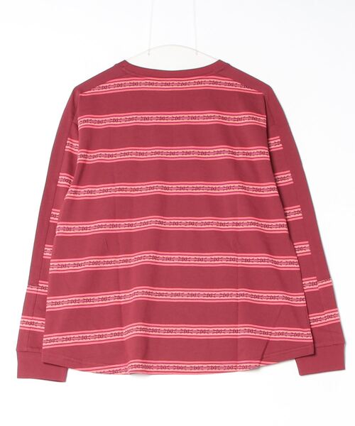PUMA(プーマ)の「プーマ PUMA CORE HERITAGE LS ジャガード Tシャツ_(Tシャツ/カットソー・レディース・ブラック/ボルドー・M/L)」の3枚目の写真