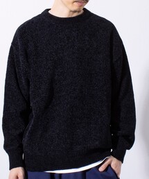 【限定展開】【GLOSTER/グロスター】モールクルーネック プルオーバーニット