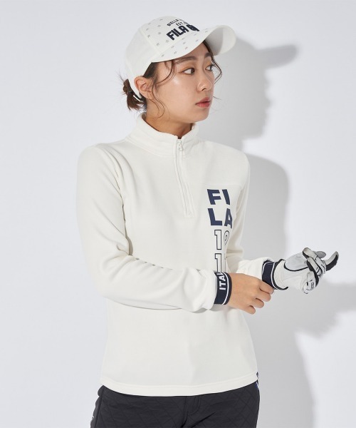長袖ハーフジップシャツ（Tシャツ/カットソー）｜FILA GOLF