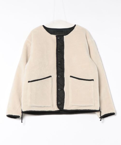Scrap Book(スクラップブック)の「◆WEB限定 展開◆【TAION】MILITARY RIVERSIBLE CREW NECK DOWN JKT(ダウンジャケット/コート・レディース・ブラック/ホワイト系その他・FREE)」の5枚目の写真