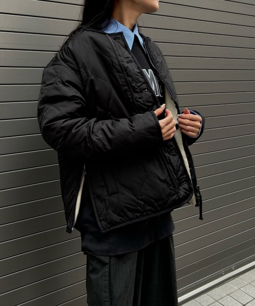 Scrap Book(スクラップブック)の「◆WEB限定 展開◆【TAION】MILITARY RIVERSIBLE CREW NECK DOWN JKT(ダウンジャケット/コート・レディース・ブラック/ホワイト系その他・FREE)」の20枚目の写真