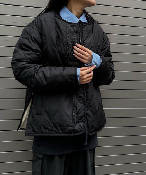 Scrap Book(スクラップブック)の「◆WEB限定 展開◆【TAION】MILITARY RIVERSIBLE CREW NECK DOWN JKT(ダウンジャケット/コート・レディース・ブラック/ホワイト系その他・FREE)」の22枚目の写真