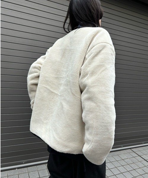 Scrap Book(スクラップブック)の「◆WEB限定 展開◆【TAION】MILITARY RIVERSIBLE CREW NECK DOWN JKT(ダウンジャケット/コート・レディース・ブラック/ホワイト系その他・FREE)」の12枚目の写真