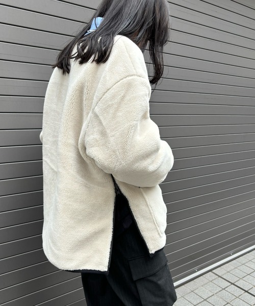 Scrap Book(スクラップブック)の「◆WEB限定 展開◆【TAION】MILITARY RIVERSIBLE CREW NECK DOWN JKT(ダウンジャケット/コート・レディース・ブラック/ホワイト系その他・FREE)」の19枚目の写真