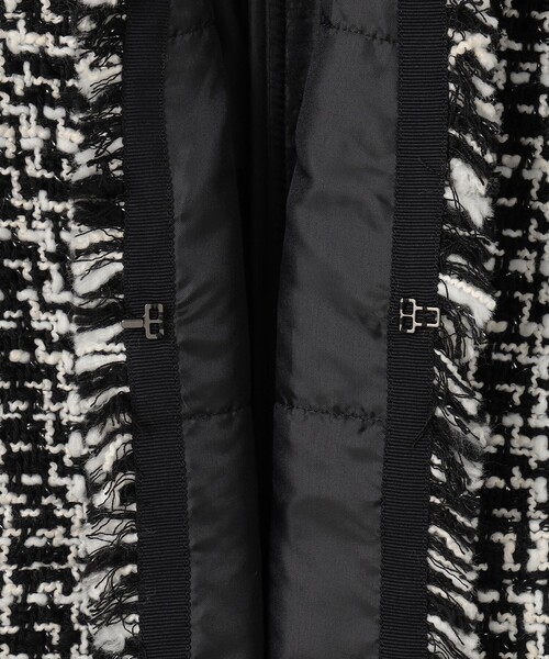 ICB(アイシービー)の「【CLASSY.1月号掲載】ルレックスツイード ノーカラージャケット(ノーカラージャケット・レディース・ブラック系9/ブラック系・6/4/2/0)」の17枚目の写真