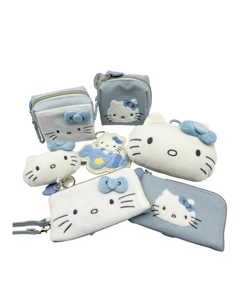 sanrio/サンリオキャラクターズ ミニポーチ みずいろ ハローキティ