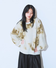 JEANASIS | アニマルライクパターンプルオーバー/288083(ニット/セーター)