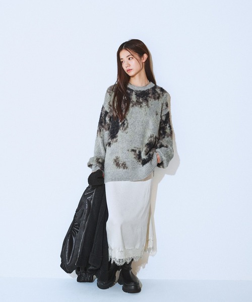 JEANASIS（ジーナシス）の「アニマルライクパターンプルオーバー