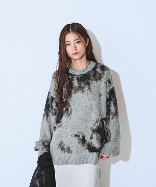 JEANASIS（ジーナシス）の「アニマルライクパターンプルオーバー/288083（ニット/セーター・レディース・ブラウン系その他/グレー系その他/ホワイト系その他・FREE）」の19枚目の写真