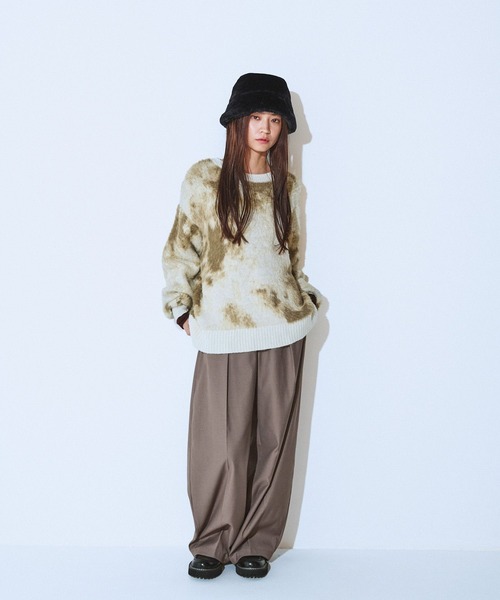 JEANASIS（ジーナシス）の「アニマルライクパターンプルオーバー/288083（ニット/セーター・レディース・ブラウン系その他/グレー系その他/ホワイト系その他・FREE）」の16枚目の写真