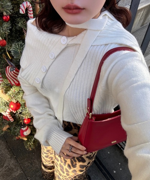 efill（エフィル）の「大人な オフショル ニット セーター（ニット/セーター・レディース・ホワイト・FREE）」の22枚目の写真