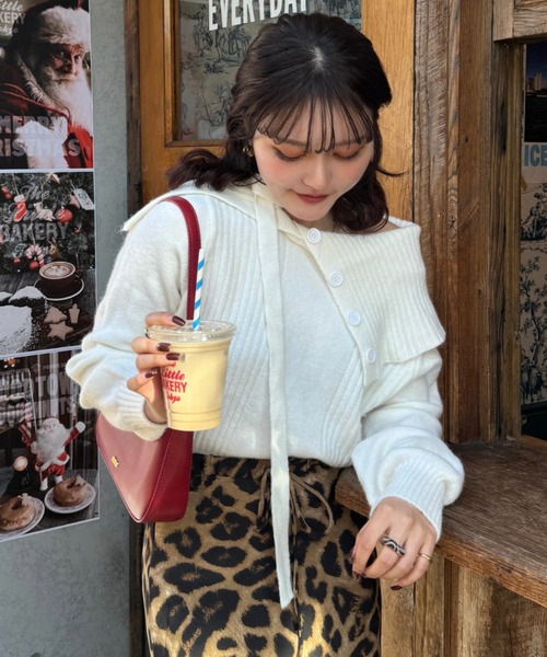 efill（エフィル）の「大人な オフショル ニット セーター（ニット/セーター・レディース・ホワイト・FREE）」の21枚目の写真