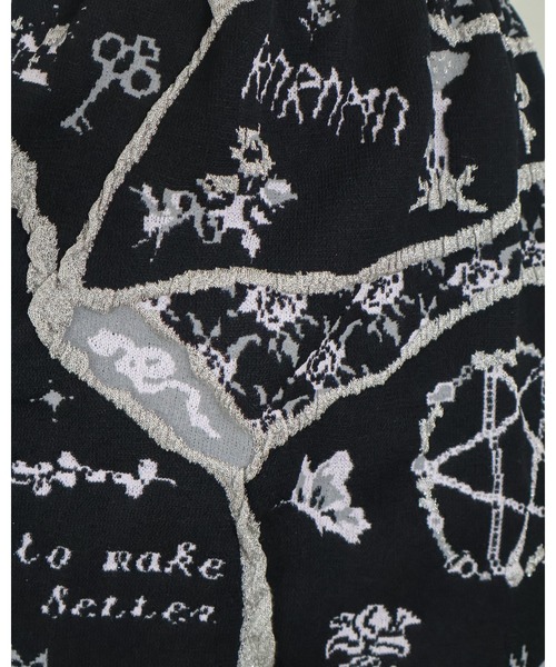 rurumu:/ルルムウ/collage jacquard mini skirt