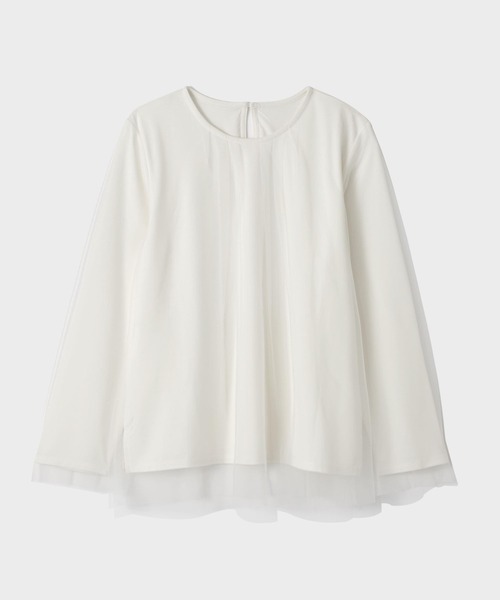 LEPSIM（レプシィム）の「【入卒式／セレモニー】チュール重ねプルオーバー　207847（Tシャツ/カットソー・レディース・ナチュラル/ブラック・FREE）」の17枚目の写真