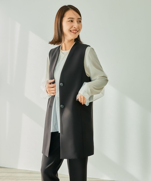 LEPSIM（レプシィム）の「【入卒式／セレモニー】チュール重ねプルオーバー　207847（Tシャツ/カットソー・レディース・ナチュラル/ブラック・FREE）」の22枚目の写真