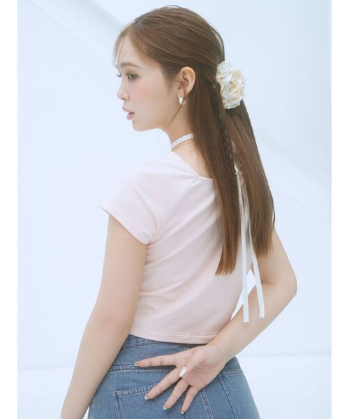 CALNAMUR（カルナムール）の「ROSE HAIR CLIP/ローズヘアクリップ（バレッタ/ヘアクリップ・レディース・ライトイエロー/ピンク・FREE）」の3枚目の写真