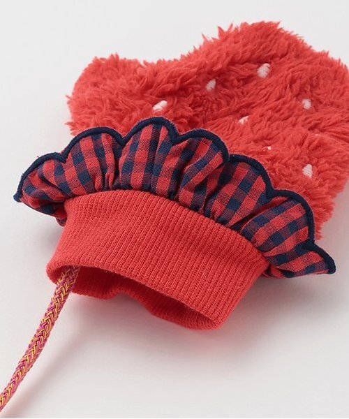 baby cheer（ベイビーチアー）の「いちごミトン（その他ベビー用品・キッズ・レッド・F）」の3枚目の写真