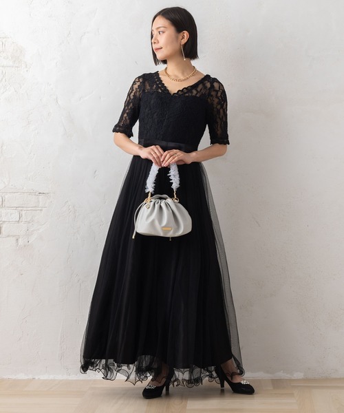 marie claire(マリ・クレール)の「【EC別注】Marie Claire Paris/マリクレール パリ ブランド チャーム付き ドロスト チェーン付き 2WAY ショルダーバッグ ハンドバッグ(ショルダーバッグ・レディース・ブラック/グレー/パープル・FREE)」の17枚目の写真
