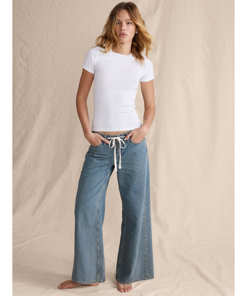 Banana Republic（バナナリパブリック）の「ドローストリング ルーズ ジーンズ（デニムパンツ・レディース・インディゴブルー/ライトインディゴブルー/ブルー系その他/ブラック・28/27/25/26/24）」の13枚目の写真