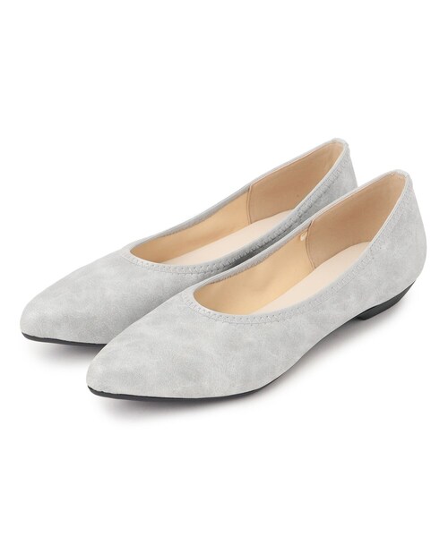 SHOO・LA・RUE(シューラルー)の「ストレッチアーモンドトゥパンプス(その他シューズ・レディース・ゴールド/ブロンズ/ブラック/シルバー・25/35/45)」の3枚目の写真