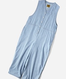 ノースリーブ デニム」に該当するつなぎ/オールインワンファッション