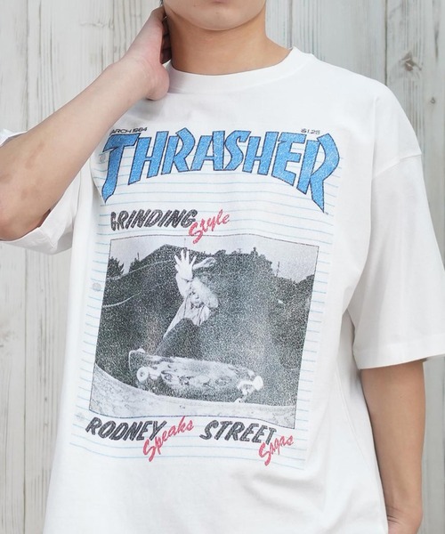 Thrasher スケートボード Tシャツ ホワイト 楽天市場】クリックポスト対応 スラッシャー THRASHER tシャツ