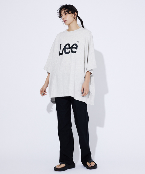 Lee（リー）の「【Lee/リー】SUPERSIZED LEE LOGO T/フロントロゴ ビッグシルエット 半袖Tシャツ / フリーサイズ（Tシャツ/カットソー・メンズ・ホワイト/グレー/ブラック・フリー）」の15枚目の写真