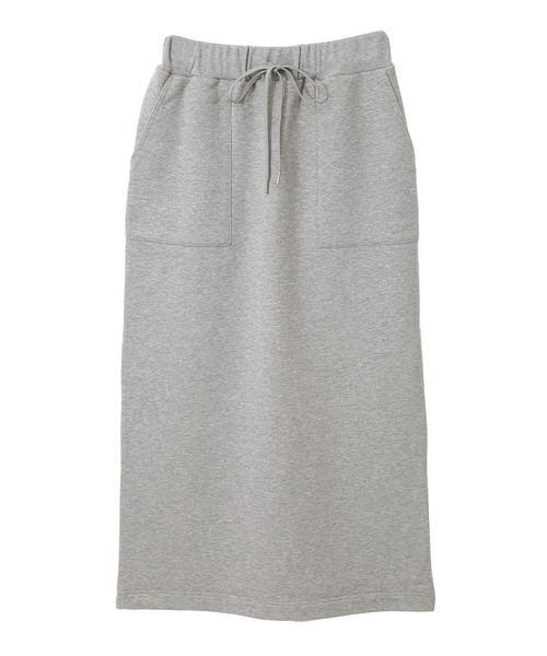 AMERICAN HOLIC（アメリカンホリック）の「裏起毛スウェットタイトスカート（スカート・レディース・ブルー/グレー系その他/ホワイト系その他・S/M/L）」の4枚目の写真