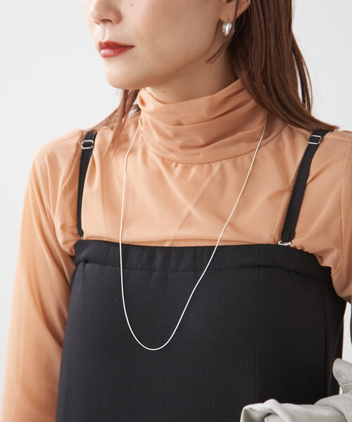 Omekashi(オメカシ)の「ロングスライドパーツネックレス(ネックレス・レディース・ゴールド/シルバー・ONE SIZE)」の3枚目の写真