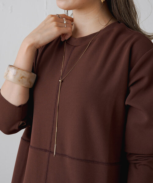 Omekashi(オメカシ)の「ロングスライドパーツネックレス(ネックレス・レディース・ゴールド/シルバー・ONE SIZE)」の7枚目の写真