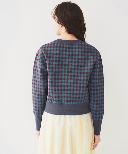 UNTITLED（アンタイトル）の「【セットアップ可能】スポンディッシュプルオーバー（ニット/セーター・レディース・ブラック系1/ブルー系1/ブラック・44/48/00/02/04）」の16枚目の写真