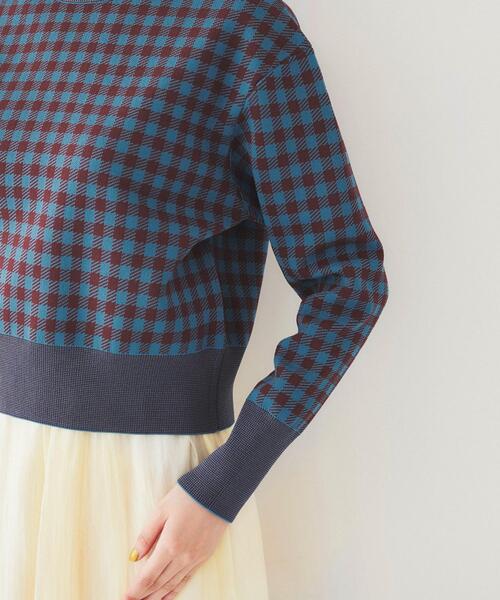 UNTITLED（アンタイトル）の「【セットアップ可能】スポンディッシュプルオーバー（ニット/セーター・レディース・ブラック系1/ブルー系1/ブラック・44/48/00/02/04）」の18枚目の写真