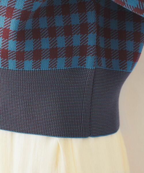 UNTITLED（アンタイトル）の「【セットアップ可能】スポンディッシュプルオーバー（ニット/セーター・レディース・ブラック系1/ブルー系1/ブラック・44/48/00/02/04）」の20枚目の写真