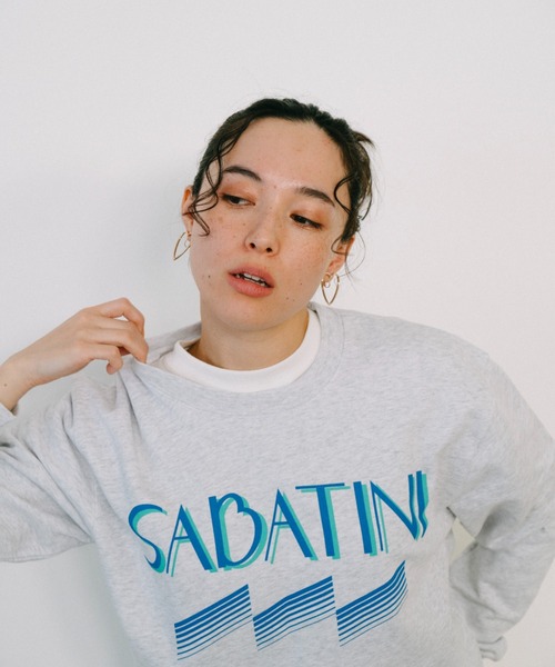 THEATRE PRODUCTS（シアタープロダクツ）の「SABATINI スウェットプルオーバー（スウェット・レディース・ネイビー/グレー/ホワイト・FREE）」の9枚目の写真
