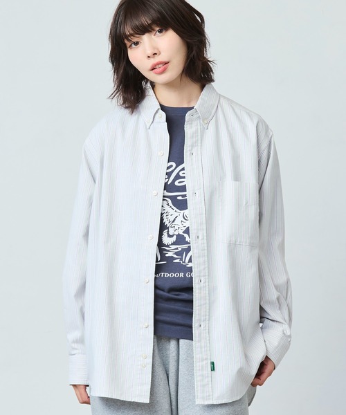 L.L.Bean(エルエルビーン)の「【JAPAN EDITION】オロノ・ロングスリーブ・シャツ(シャツ/ブラウス・レディース・グリーン系その他/ブルー系その他/ピンク系その他/イエロー系その他・MEDIUM)」の2枚目の写真