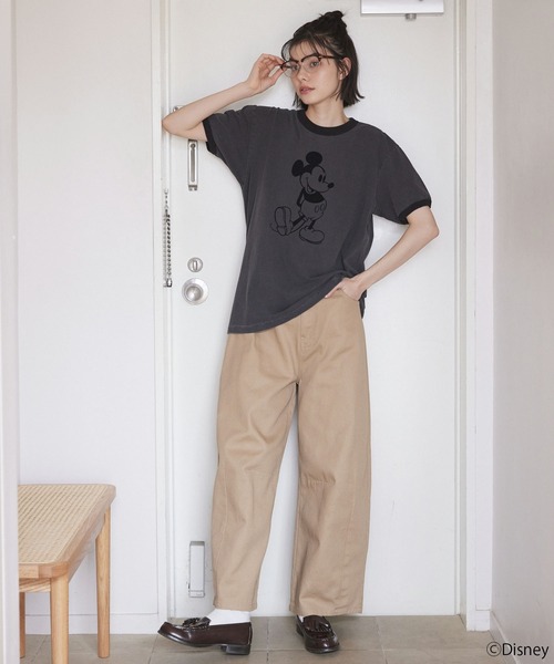 【GOOD ROCK SPEED】MICKEY フロッキープリントリンガーT SALON adam et rope'｜【GOOD ROCK SPEED(グッドロックスピード