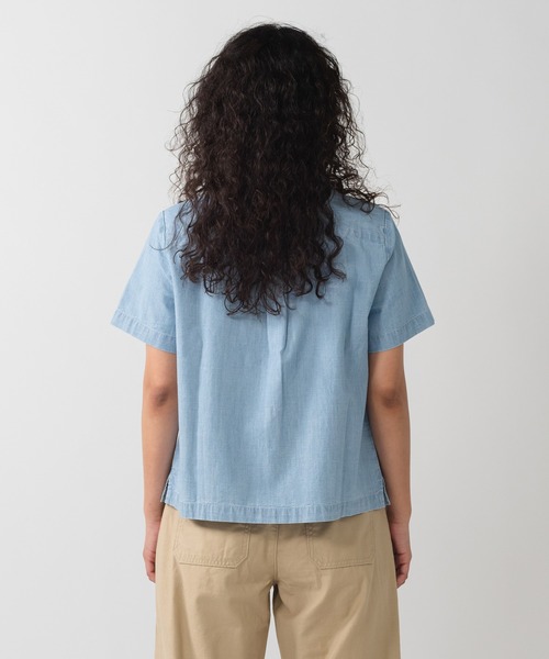 Levi's(リーバイス)の「Levi's/リーバイス SONNY キャンプシャツ ミディアムインディゴ(シャツ/ブラウス・レディース・インディゴブルー・XS/S/M)」の3枚目の写真