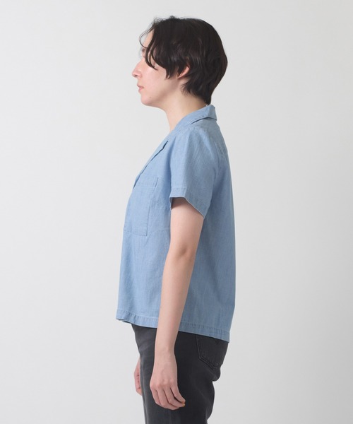 Levi's(リーバイス)の「Levi's/リーバイス SONNY キャンプシャツ ミディアムインディゴ(シャツ/ブラウス・レディース・インディゴブルー・XS/S/M)」の8枚目の写真