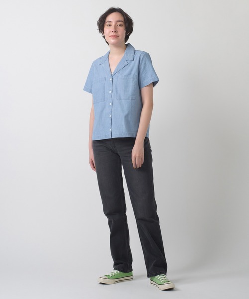 Levi's(リーバイス)の「Levi's/リーバイス SONNY キャンプシャツ ミディアムインディゴ(シャツ/ブラウス・レディース・インディゴブルー・XS/S/M)」の11枚目の写真
