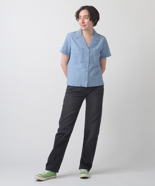 Levi's(リーバイス)の「Levi's/リーバイス SONNY キャンプシャツ ミディアムインディゴ(シャツ/ブラウス・レディース・インディゴブルー・XS/S/M)」の12枚目の写真