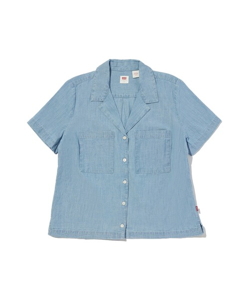 Levi's(リーバイス)の「Levi's/リーバイス SONNY キャンプシャツ ミディアムインディゴ(シャツ/ブラウス・レディース・インディゴブルー・XS/S/M)」の13枚目の写真