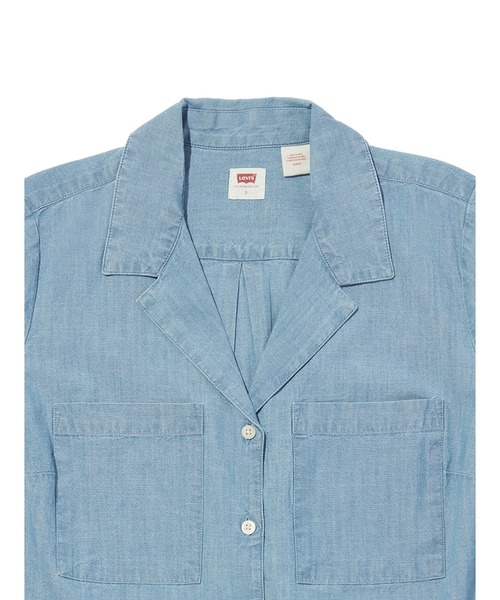 Levi's(リーバイス)の「Levi's/リーバイス SONNY キャンプシャツ ミディアムインディゴ(シャツ/ブラウス・レディース・インディゴブルー・XS/S/M)」の15枚目の写真