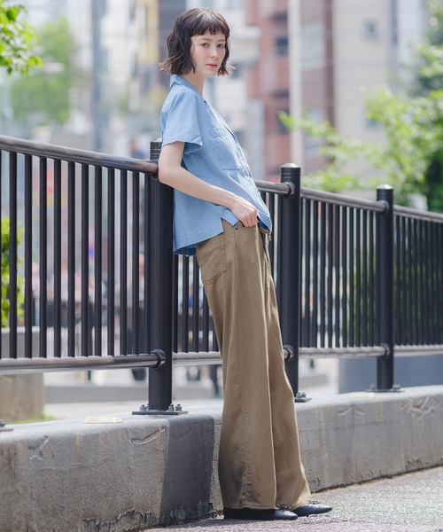 Levi's(リーバイス)の「Levi's/リーバイス SONNY キャンプシャツ ミディアムインディゴ(シャツ/ブラウス・レディース・インディゴブルー・XS/S/M)」の21枚目の写真